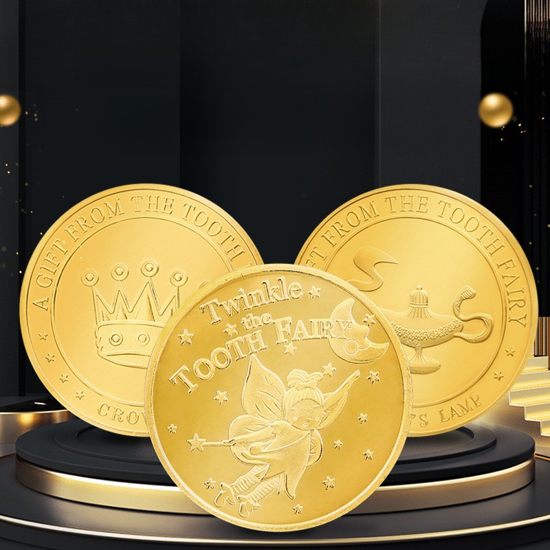 Tooth Fairy Coin Factory - Gold Children's Lucky Coin