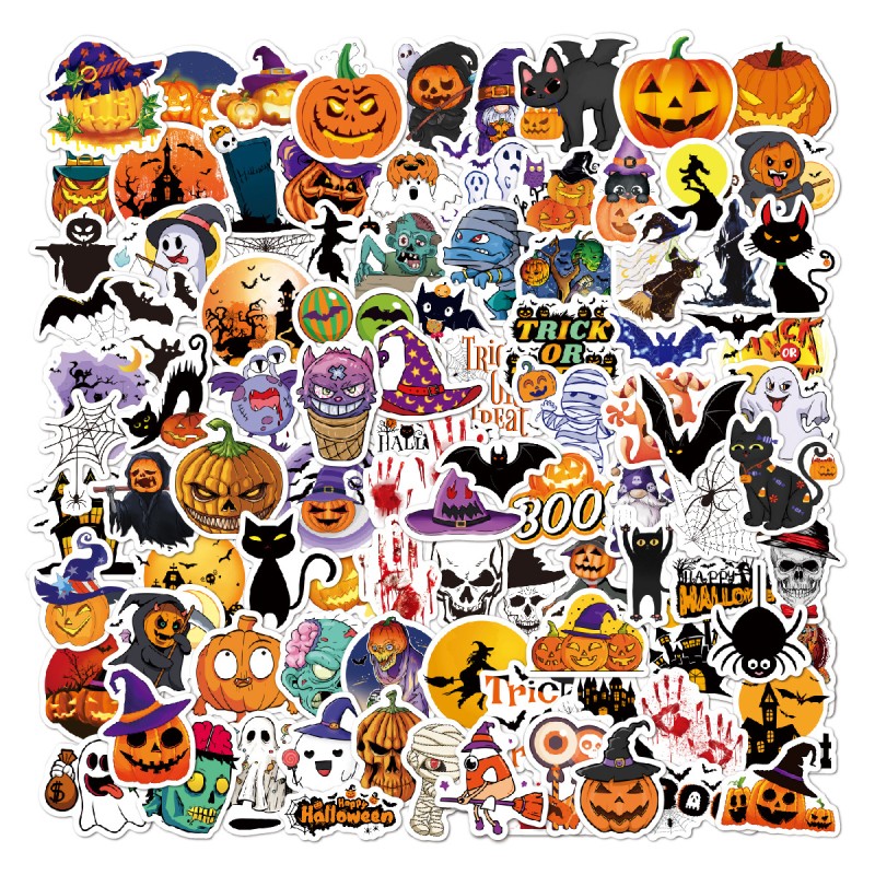 Halloween Sticker Factory - Waterproof Holiday Party Decal