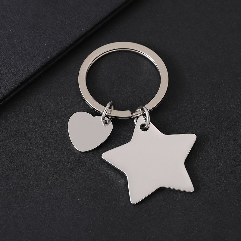 Star Keychain Manufacturer - Stainless Steel Fashion Keychain