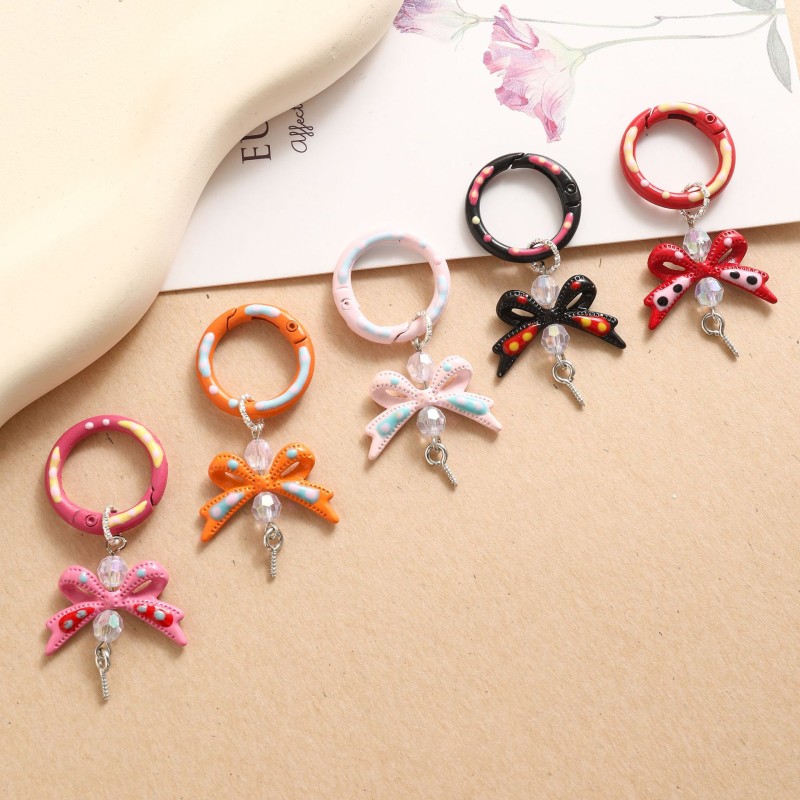 Mobile Chain Factory - Alloy Bow Pendant Phone Chain
