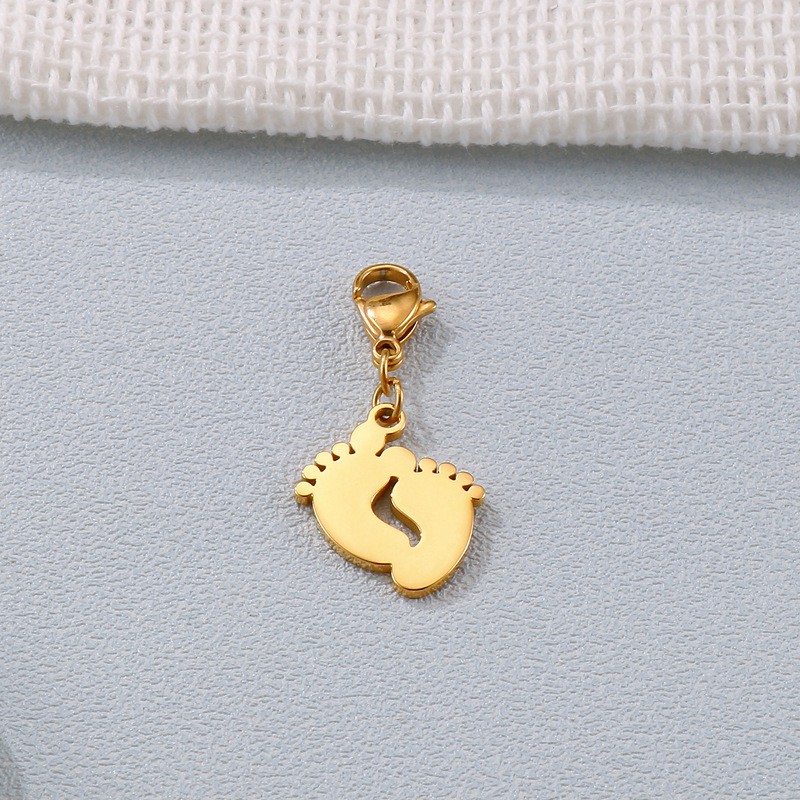 Footprint Keychain Manufacturer - Stainless Steel Baby Jewelry
