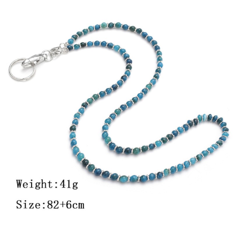 Beaded Lanyard Factory - Natural Stone Neck Strap