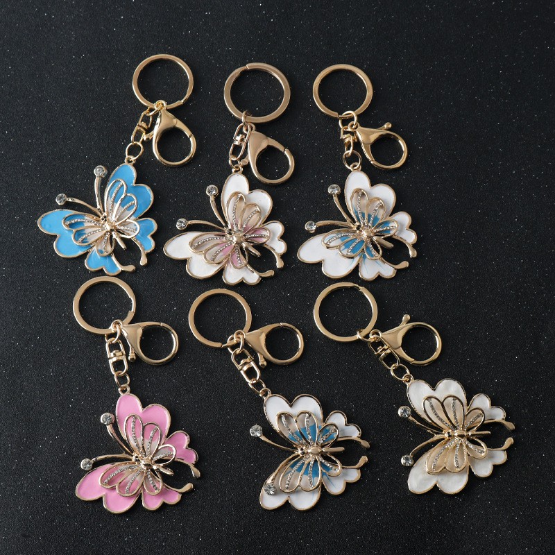 Crystal Keychain Factory - Rhinestone Butterfly Bag accessory