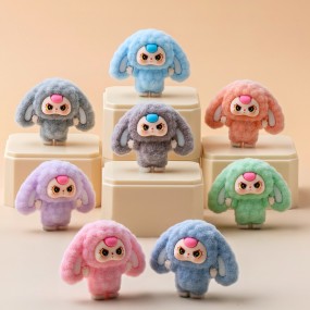 Rabbit Doll Manufacturer - Flocked 3D Bunny Toy Ornament