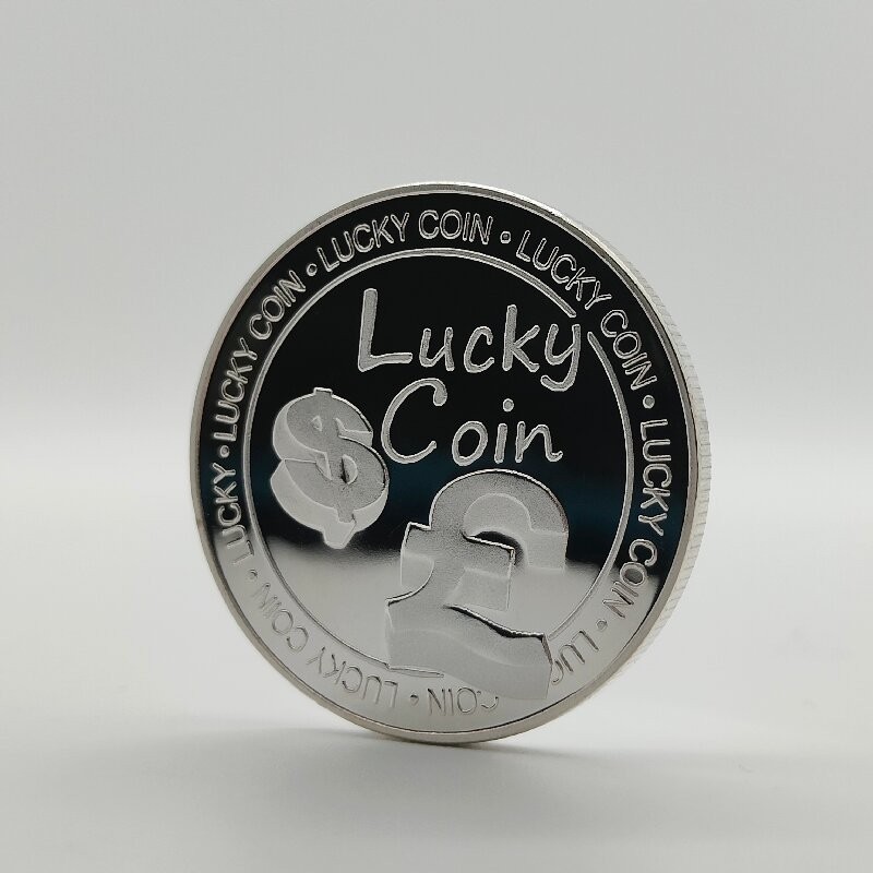 Lucky Coin Factory - Silver Gold Plated Commemorative Coin