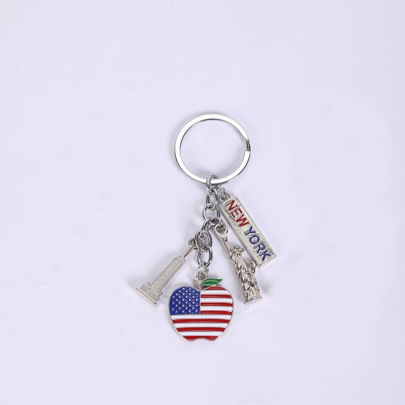 Patriotic Keychain Factory - Metal Statue Theme Souvenir
