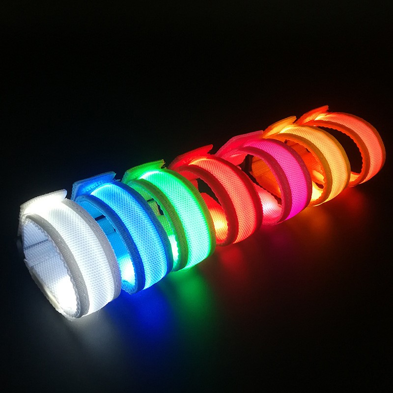 LED Bracelet Manufacturer - Glow Woven Party Wristband