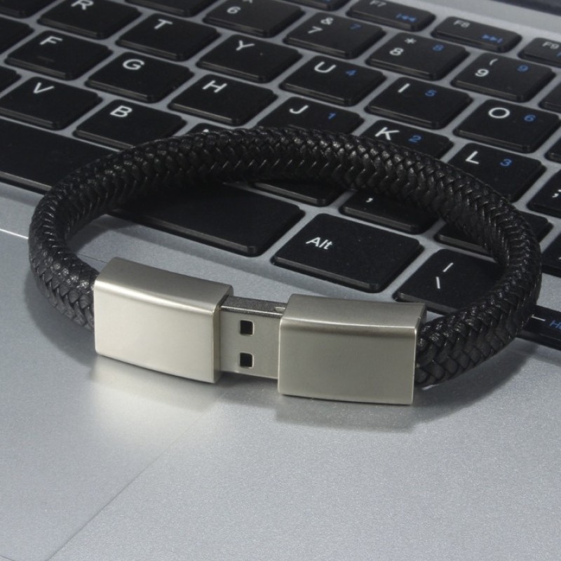 USB Bracelet Manufacturer - Leather Wristband Flash Drive