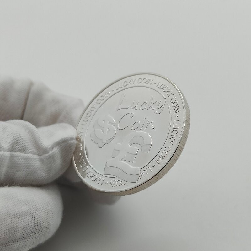 Lucky Coin Factory - Silver Gold Plated Commemorative Coin