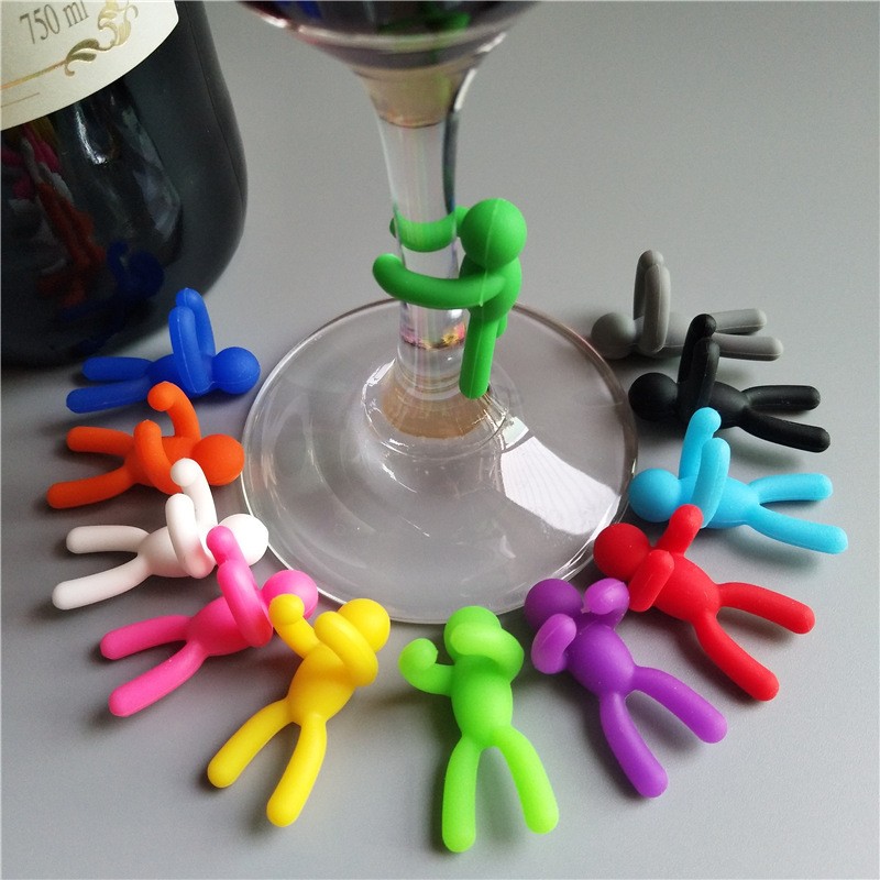 Silicone Label Factory - Colorful Drink Markers Tags