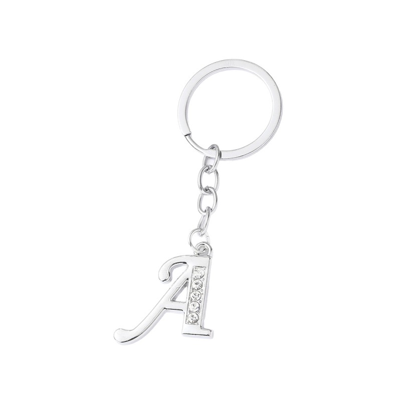 Metal Keychain Factory - 26 Letters Car Key Ring