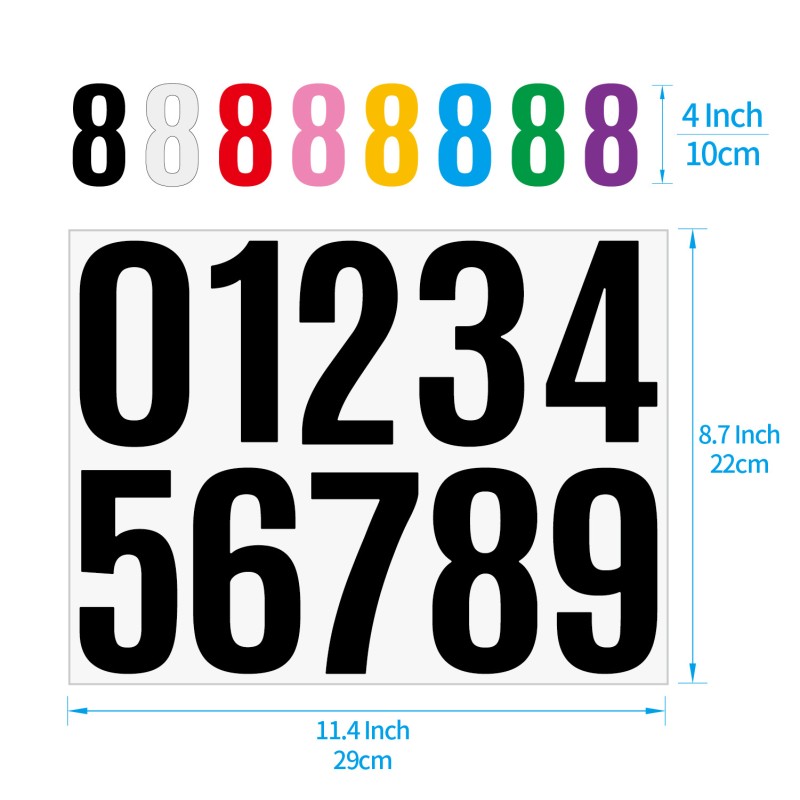 Digital Sticker Factory - Large Mailbox Adhesive Labels