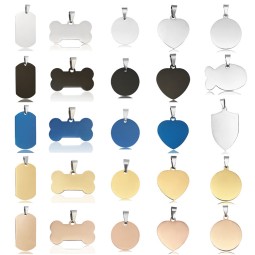 Dog Tag Manufacturer - Stainless Steel Blank ID Keychain