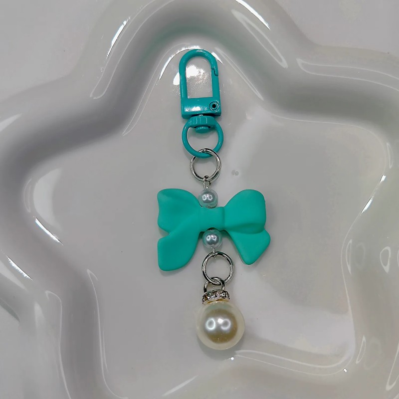 Pearl Keychain Manufacturer - Candy Bowknot Bag Charm
