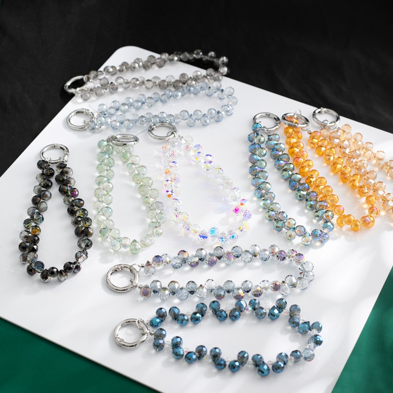 Bling Lanyard Factory - Bead Mobile Phone Wrist Strap