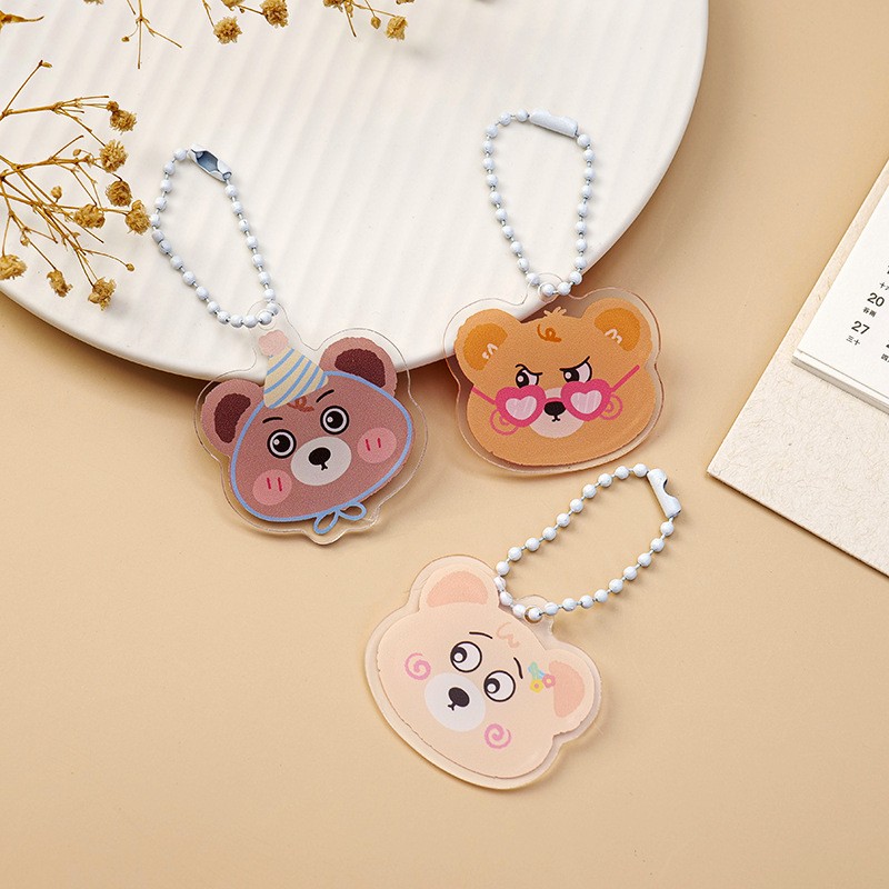PVC Keychain Factory - Cartoon Animal Puffy Charm