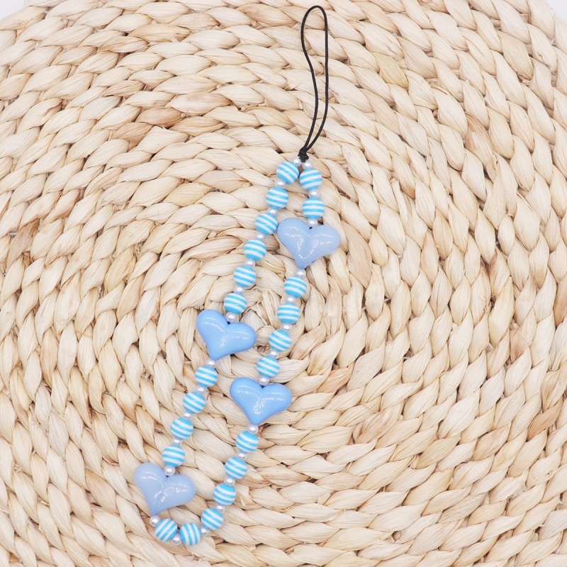 Acrylic Lanyard Factory - Candy Color Bead Wrist Strap