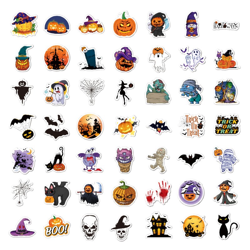 Halloween Sticker Factory - Waterproof Holiday Party Decal
