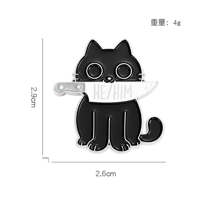 Animal Pin Manufacturer - Cartoon English Collar Pin