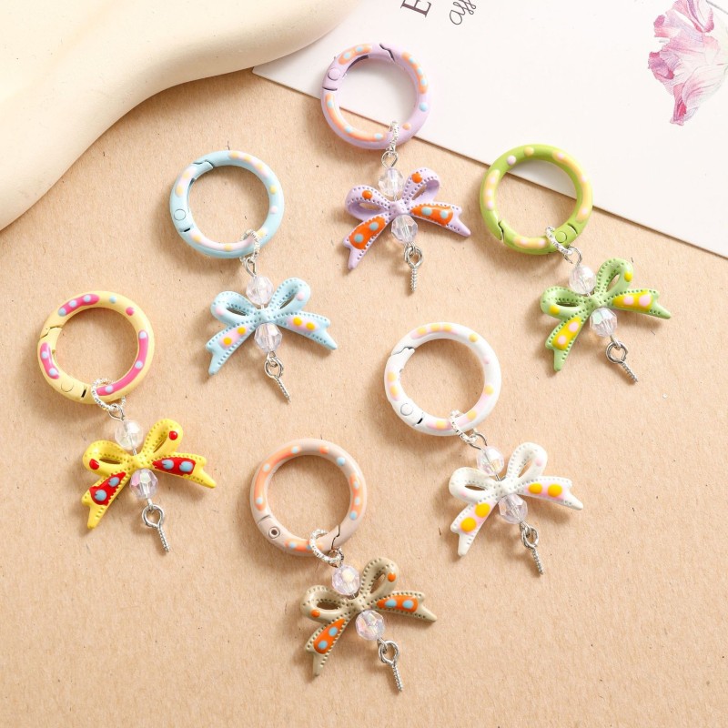 Mobile Chain Factory - Alloy Bow Pendant Phone Chain