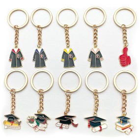 Academic Keychain Factory - Alloy Graduation Cap Pendant