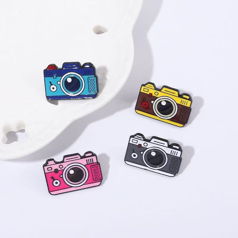 Camera Brooch Factory - Enamel Cowboy Lapel Pin