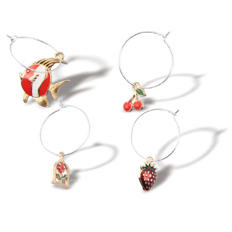 Fruit Ring Manufacturer - Metal Wine Glass Marker