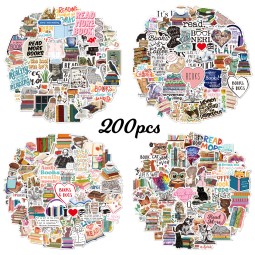 Reading Sticker Manufacturer - 50 Pieces Waterproof Decals