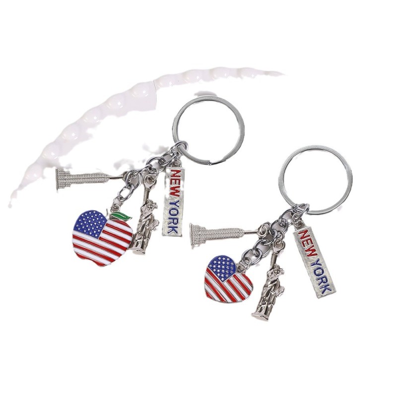Patriotic Keychain Factory - Metal Statue Theme Souvenir