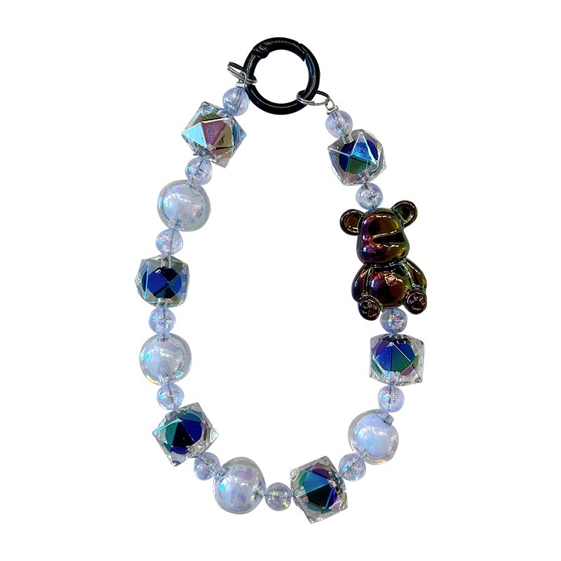 Acrylic Chain Factory - Jelly Bear Beaded Phone Chain