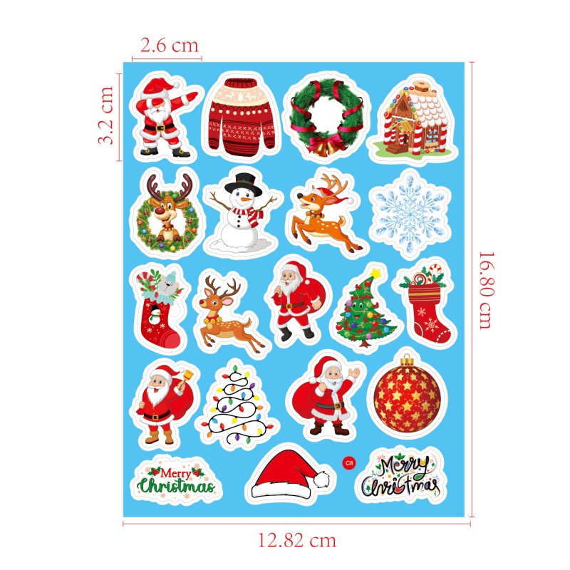 Christmas Sticker Factory - Laser Adhesive Gift Decoration