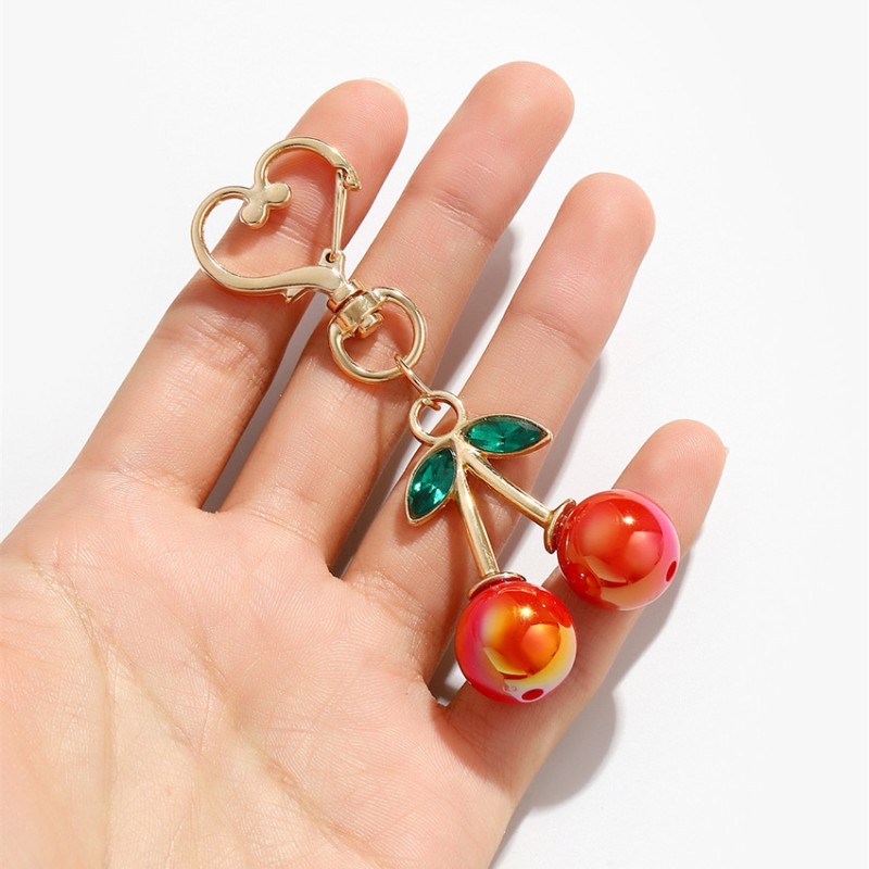 Cherry Keychain Factory - Fruit Shape Car Accessory Charm