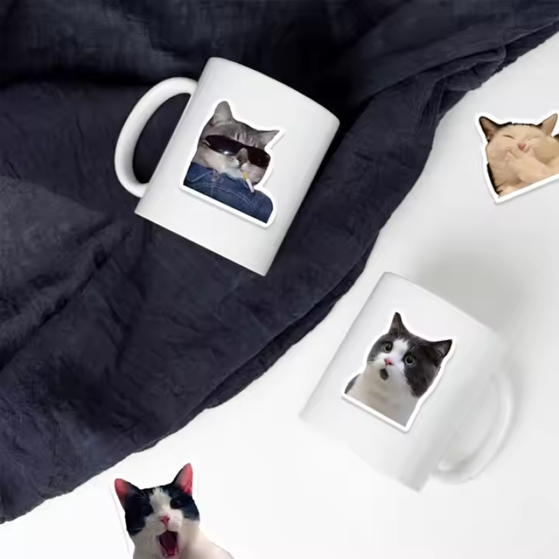 Cat Sticker Factory - 50PCS Vinyl Waterproof Decals