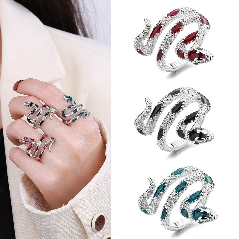 Snake Ring Factory - Punk Style Adjustable Finger Ring