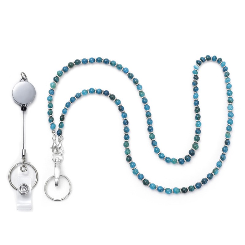 Beaded Lanyard Factory - Natural Stone Neck Strap