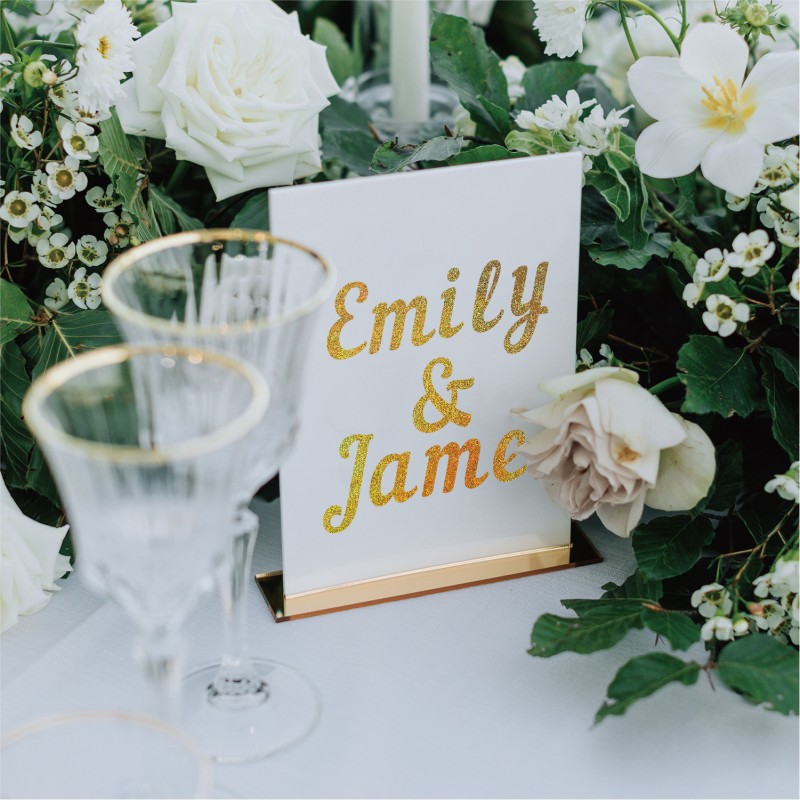 Gold Sticker Manufacturer - Sand Letter Number DIY Stickers