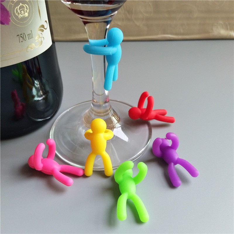 Silicone Label Factory - Colorful Drink Markers Tags