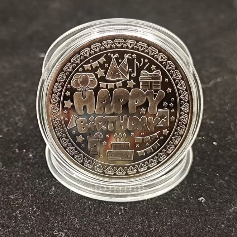Birthday Coin Factory - 3D Engraved Cake Souvenir Coin