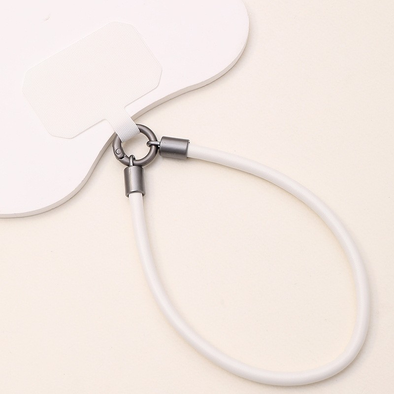 Phone Lanyard Manufacturer - Leather Strap with Metal Buckle