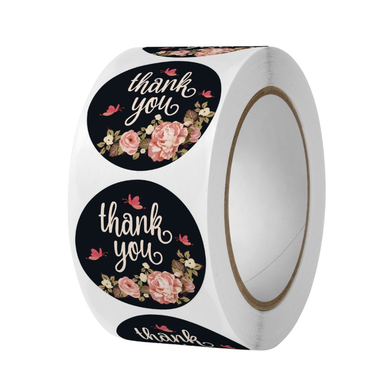 Flower Sticker Factory - 500PCS Pattern Adhesive Rolls