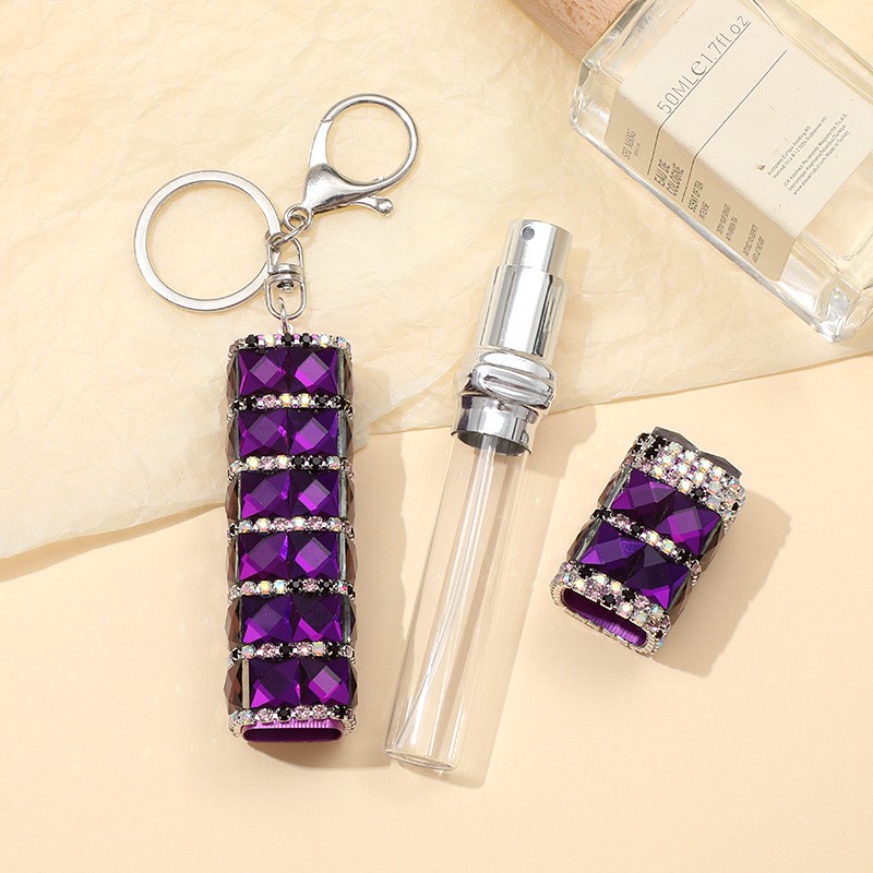 Perfume Bottle Manufacturer - Glass Diamond Refillable Bottle