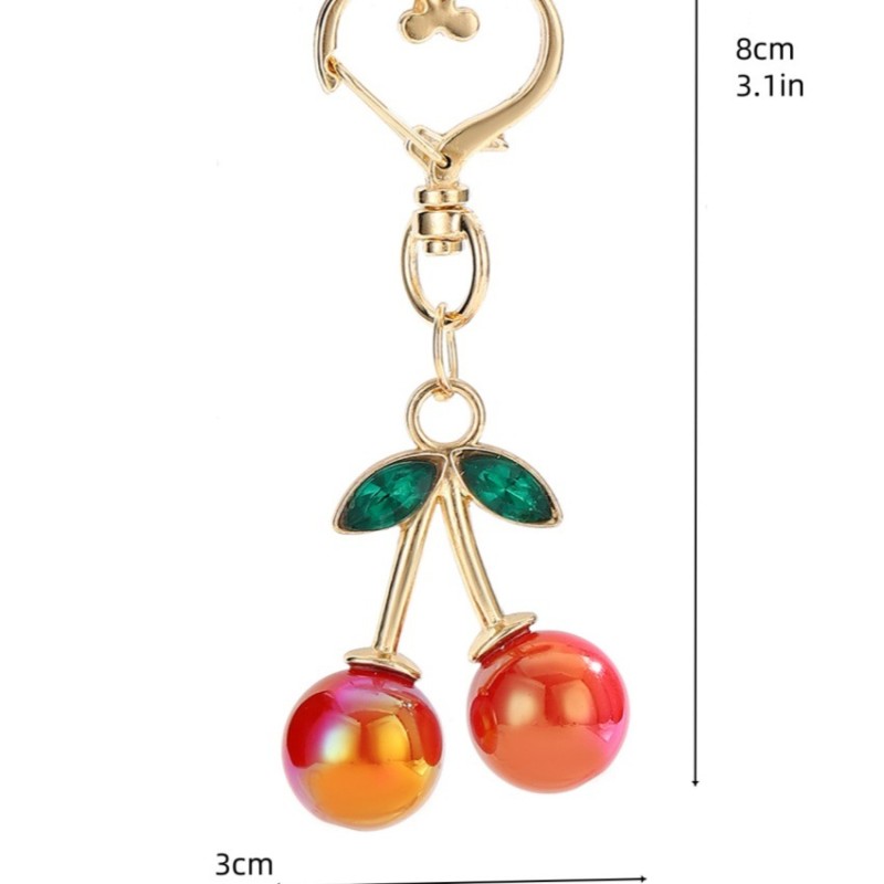 Cherry Keychain Factory - Fruit Shape Car Accessory Charm