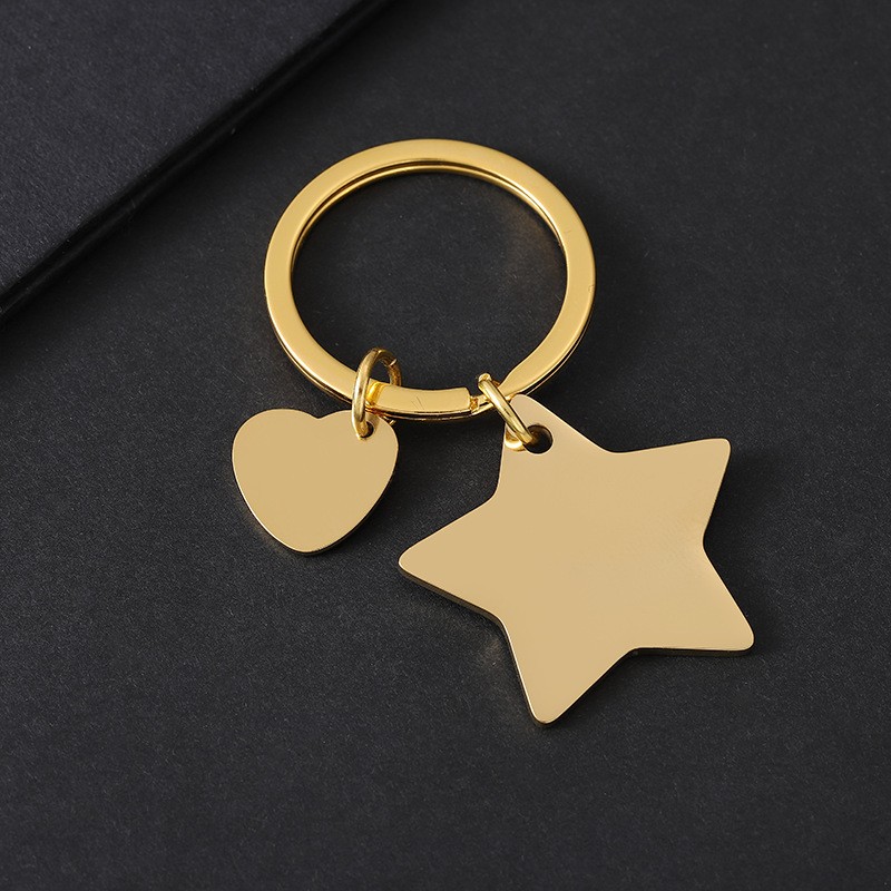 Star Keychain Manufacturer - Stainless Steel Fashion Keychain