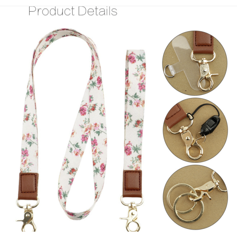 Key Strap Factory - Leather Wristlet ID Badge Holder