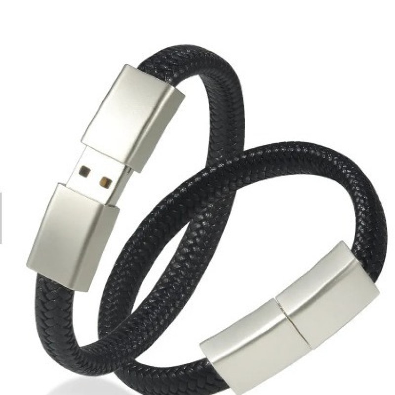 USB Bracelet Manufacturer - Leather Wristband Flash Drive