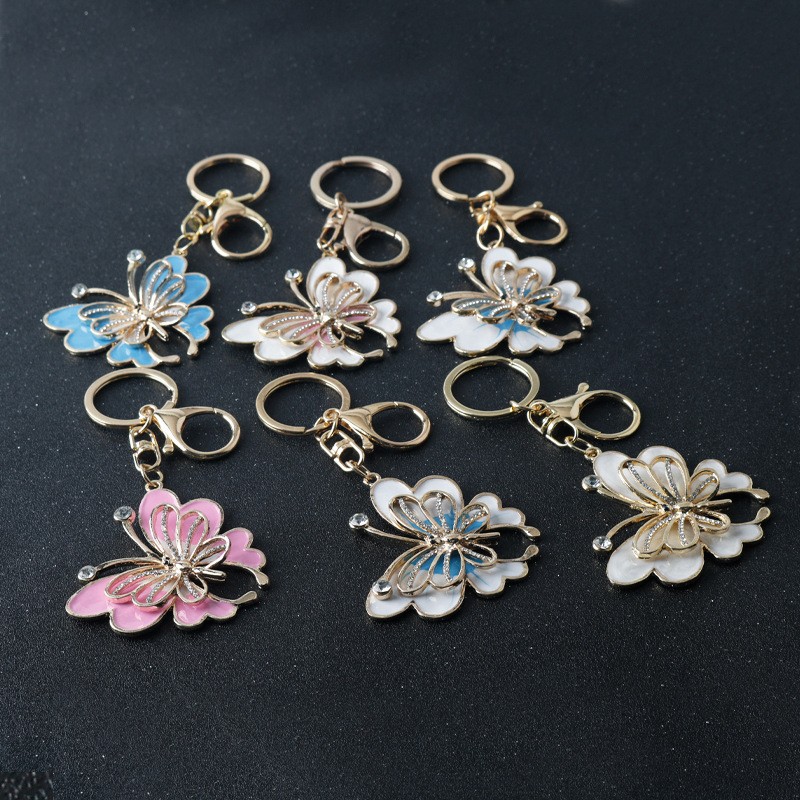 Crystal Keychain Factory - Rhinestone Butterfly Bag accessory