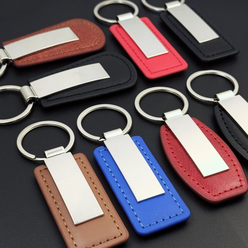 Leather Keychain Manufacturer - PU Carabiner Metal Keychain