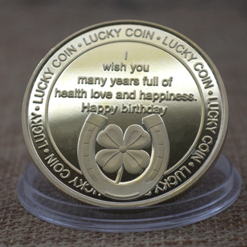 Challenge Coin Manufacturer - Birthday Round Medal Coin