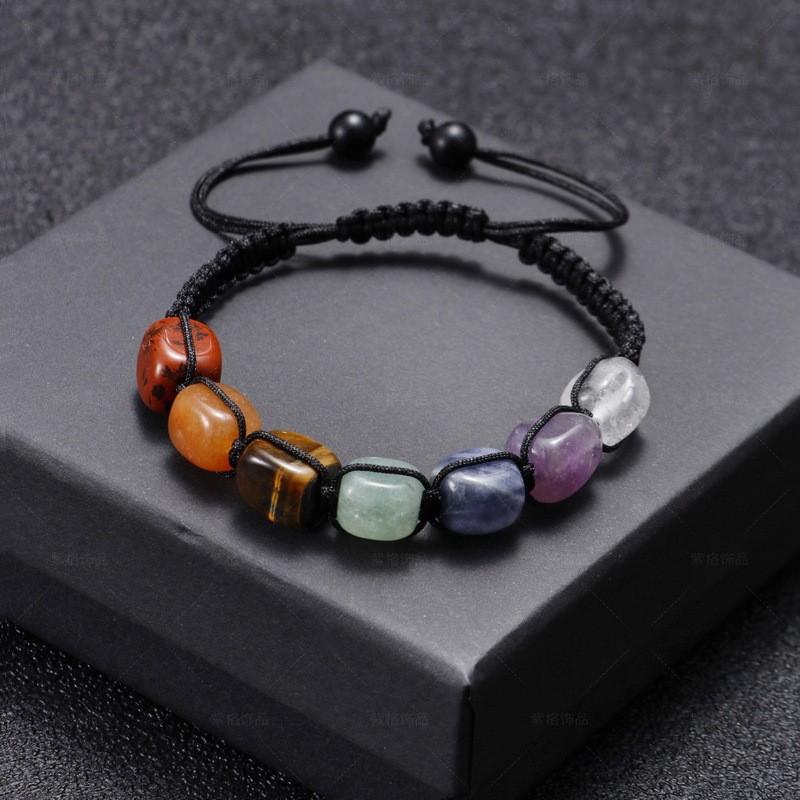 Crystal Bracelet Factory - Tiger Eye Stone Woven Band
