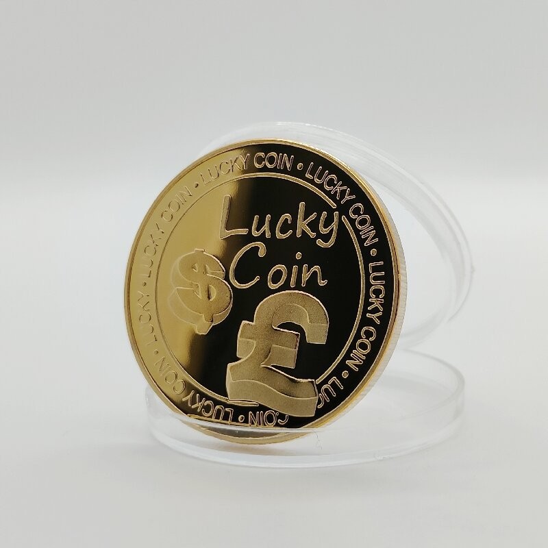 Lucky Coin Factory - Silver Gold Plated Commemorative Coin